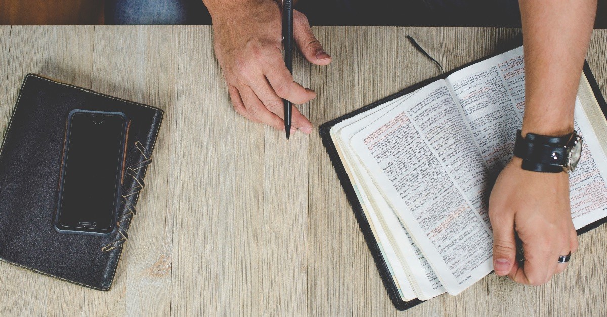 Man with a Bible, organizations launch a free virtual community bible study