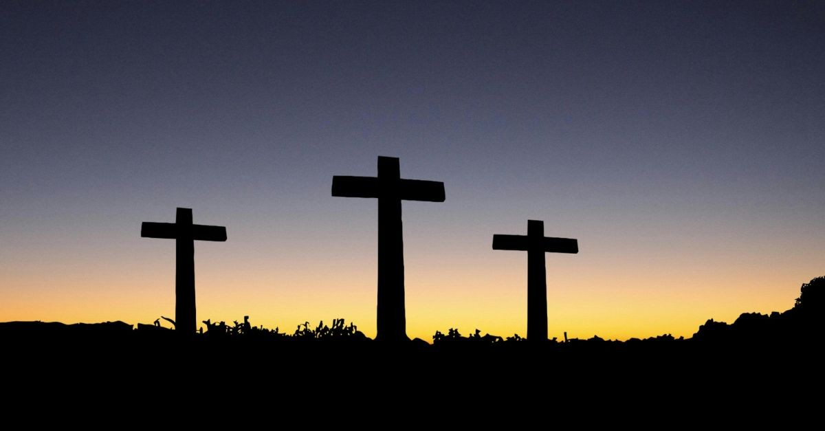 3 Crosses at sunrise